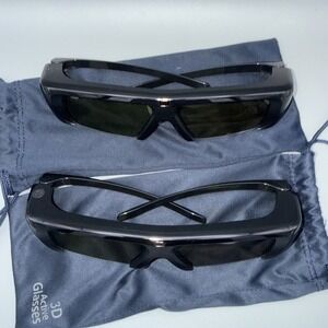 Samsung SSG P2100T/ZA 3D Active Glasses - 2 Pairs - Untested - includes bags